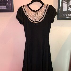 Lace Neck Dress